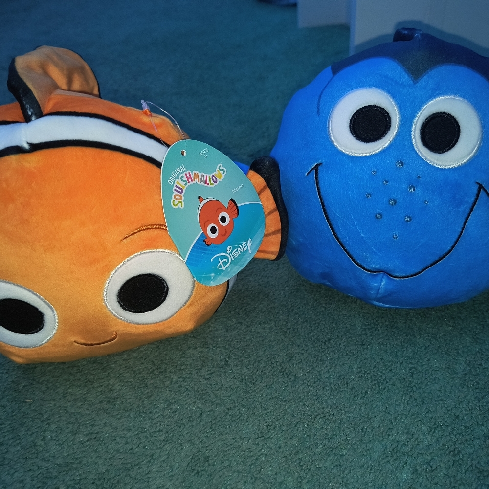 nemo and dory squishmallow bundle